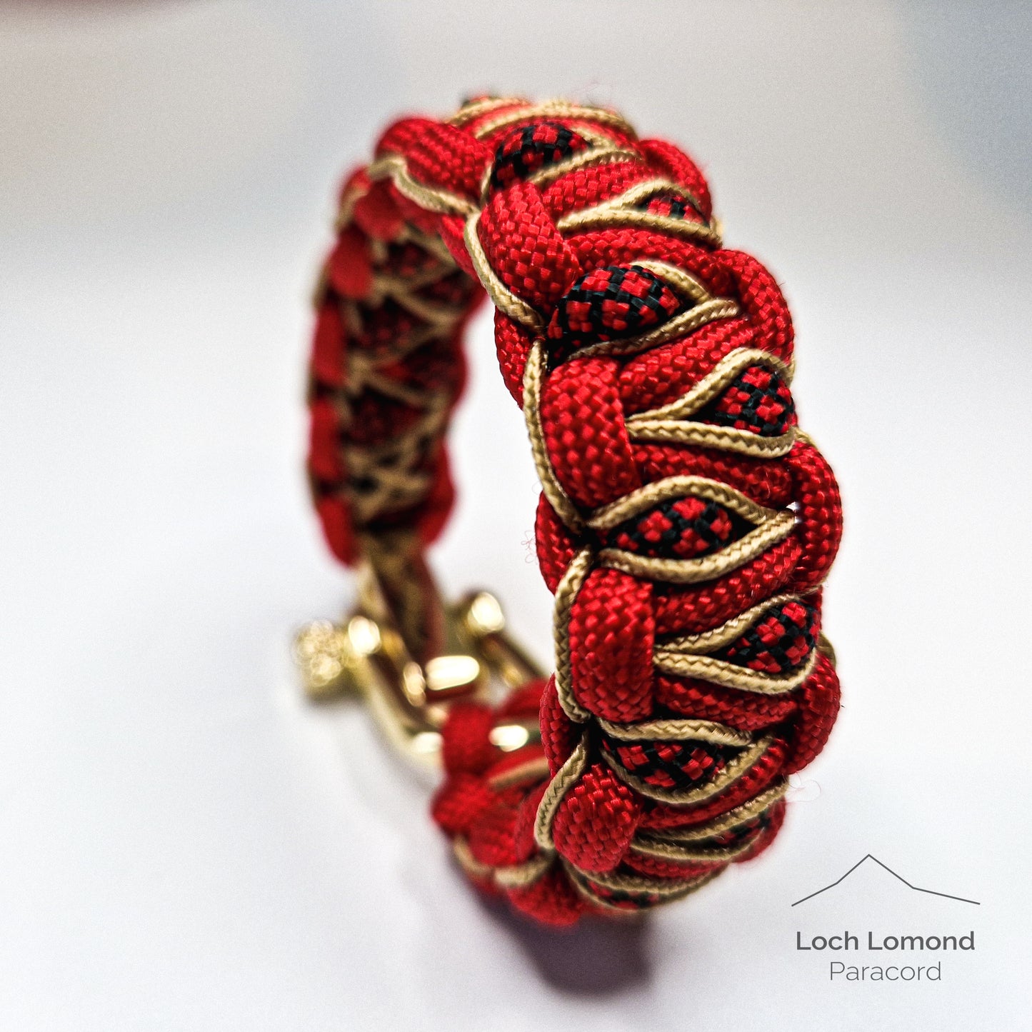 US Paracord Stitched Solomons Dragon Bracelet